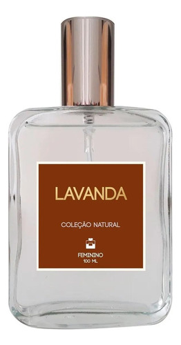 Perfume Floral Com Óleo Essencial De Lavanda - 100ml