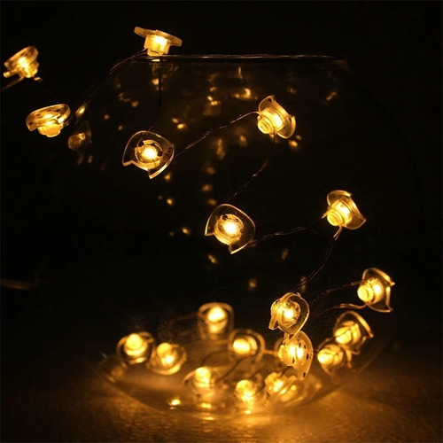 Imagen 3 de 7 de Led Gatito Guirnaldas Kawaii