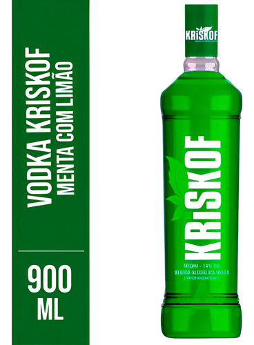 Vodka KRISKOF Vodka de menta com limão 900 ml