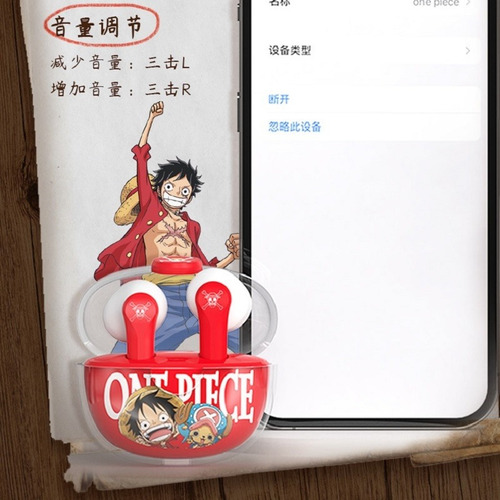 Auriculares Bluetooth One Piece Tws Luffy Inalámbricos