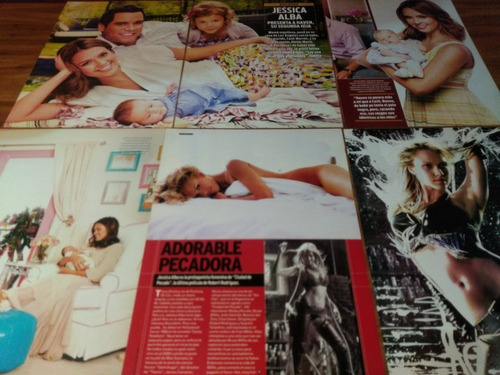 (ap038) Jessica Alba * Recortes Revistas Clippings