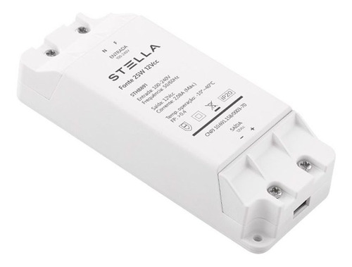 Fonte Profissional Para Led 12v 25w Ip 20 Stella Sth8891