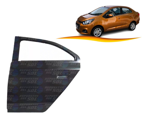 Puerta Trasera Izq. Para Chevrolet Spark Sedan 2018 2022