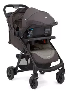 Cochecito de paseo Joie Muze travel system dark pewter con chasis color negro