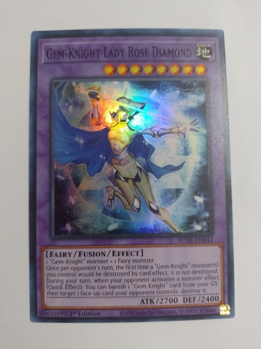 Gem-knight Lady Rose Diamond Super Rare Yugioh