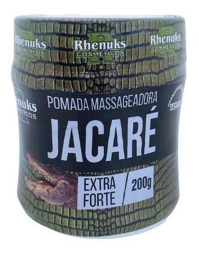 Revenda 12 Pomada Massageadora Jacaré Extra Forte P Pescoço