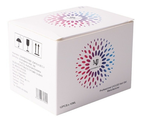 Imagen 3 de 7 de 12 Gel Mj 10ml De 3 Pasos Esmalte Semipermanente Uñas 8a-111