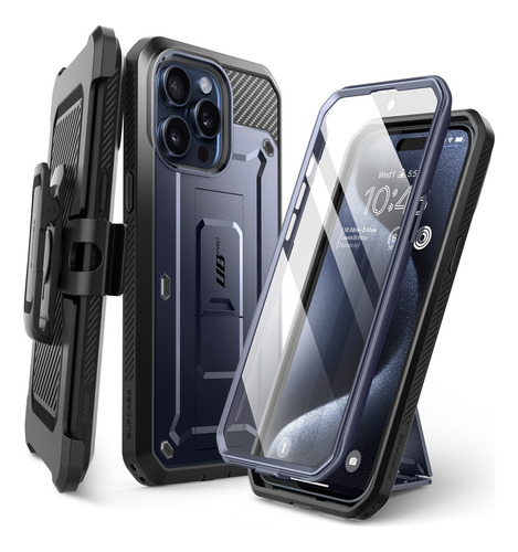 Funda Supcase Ubpro Con Mica Para iPhone 15 Pro Max 6.7