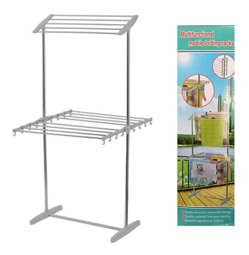 Soporte Para Tender Ropa Portable Mobile Folding Racks