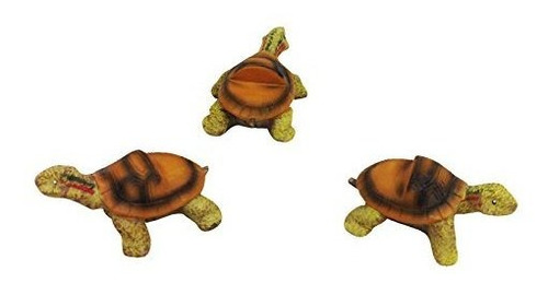 Conjunto De 3 Poli Resina Tortuga Pies Pot O En Forma De Pla