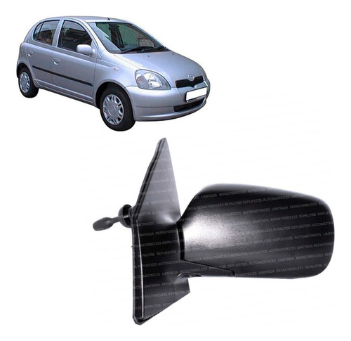 Espejo Izquierdo Para Toyota Yaris Echo 2005 Manual 