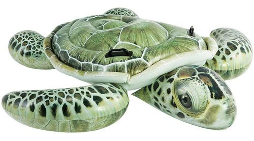 Inflable En Forma De Tortuga Para Alberca Intex Color Verde