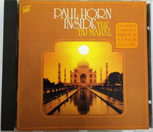 Paul Horn Inside The Taj Mahal & Inside Ii Import Germany Cd