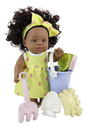 Little Ryllie 12 Pulgadas Reborn African American Black Dol