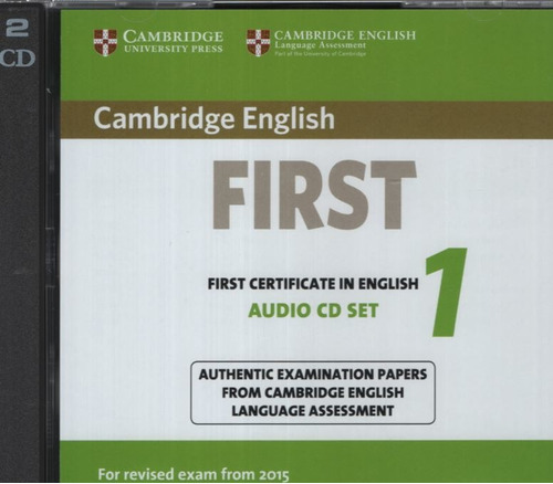 Cambridge English First 1 - ( Formato Audio Cd) (2015 Exam)