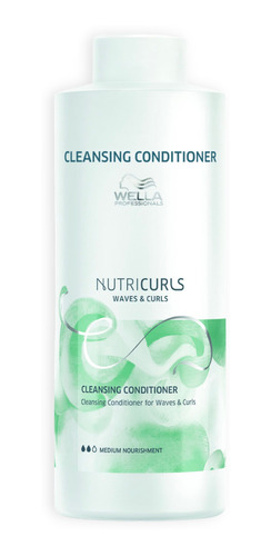 Wella Nutricurls Rulos Acondicionador Purificante X 1000