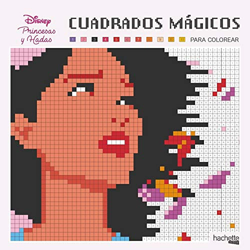 Cuadrados Mágicos Para Colorear. Hadas Y Princesas Disney (h