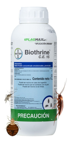 Biothrine Ce 15 1 Lt Mata Cucarachas, Hormigas, Chinches