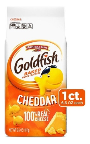 Goldfish Galletas Cheddar Crackers 187gr