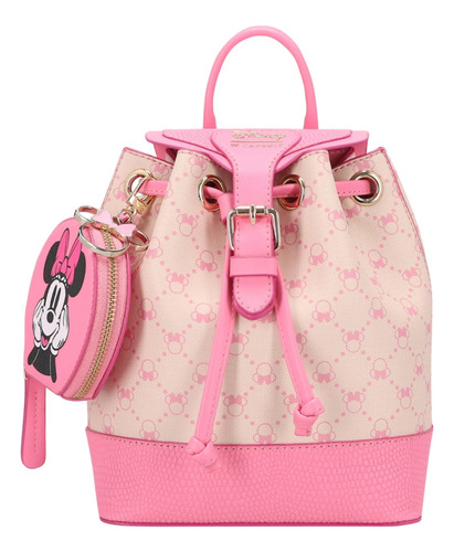 Mochila Para Mujer Minnie W Capsule Rosa Multi Hbbasted7cw Color Rosa/multi