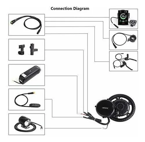 Bafang 48v 750w Kit De Conversión De Bicicleta Eléctrica De