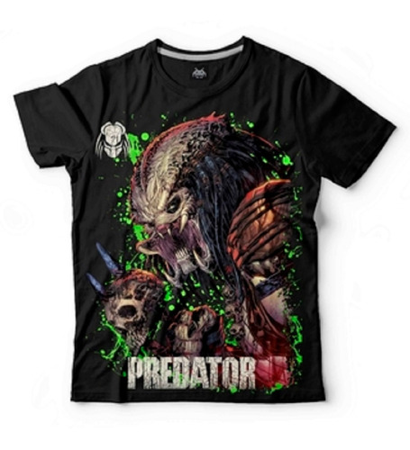 Remera Depredador Predator Serigrafia Algodon Peinado