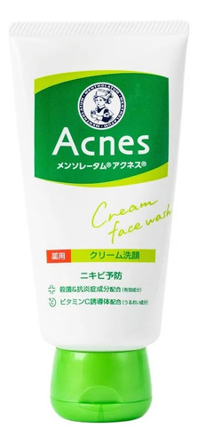 Acnes Mentholatum Creamy Wash Sabonete Facial Antiacne 130g