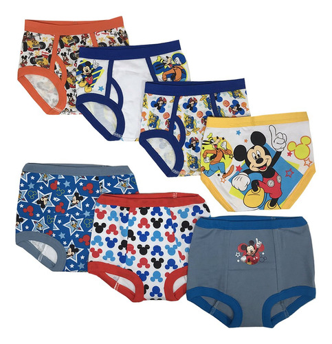 Disney Boys Mickey Mouse Potty Training Pants Multipack 7-pa