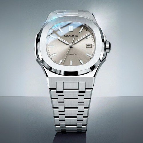 Reloj Goobasen De Lujo Hombre, Automatico Acero Inoxidable G
