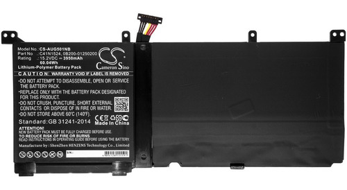 Bateria Para Asus Rog G501vw-bsi7n25 C41n1524 0b200-01250200
