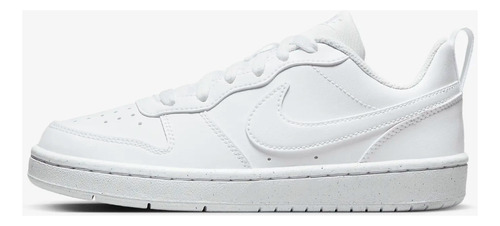 Tenis Nike Niño Court Borough Low Recraft Blanco