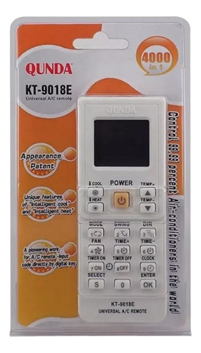 Control Universal Minisplit Kt-9018e Para Marca Goldstar