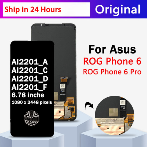Iv Pantalla Táctil Amoled Para Asus Rog Phone 6/6 Pro Ai2201