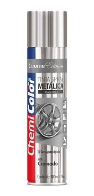 Tinta Spray Metalica Cromado 350ml