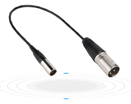 Cable De Audio Mini Xlr De 3 Pines Macho A Canon Para Transf