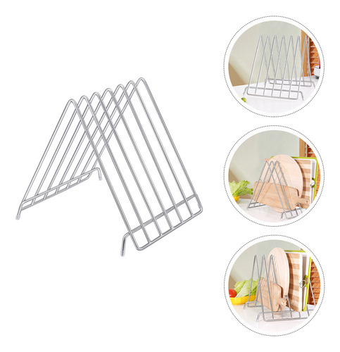 Estante Organizador Con Tapa Para Tablas De Cortar