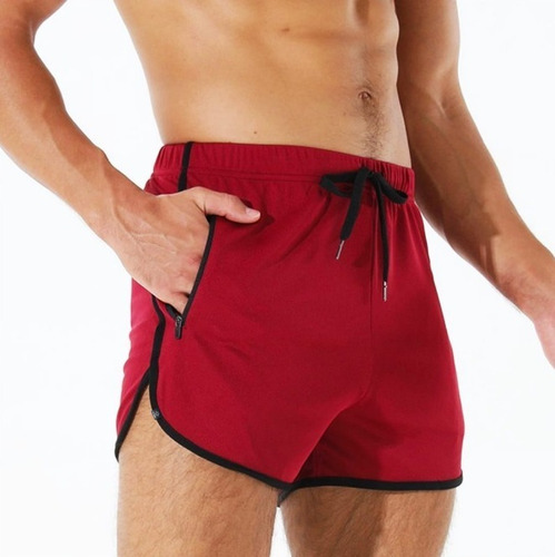 Pantaloneta, Bermuda Slim Fit, Short Hombre Gym Deportes 