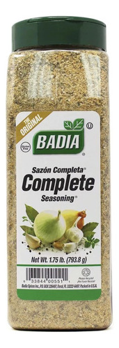 Badia Sazon Molida Completa 793,8grs en Frasco