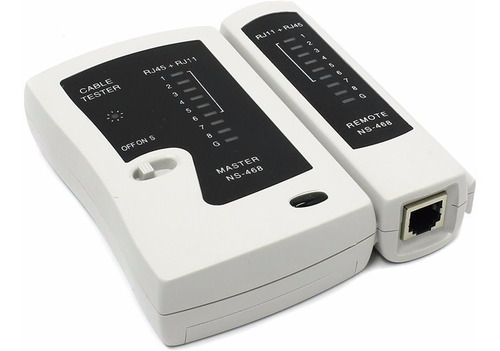 Imagen 2 de 5 de Tester Probador De Redes Para Cable Utp Rj45 Rj11 Red Lan Telefonia