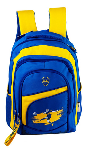 Mochila Boca Juniors Con Licencia Oficial 18 Pulgadas