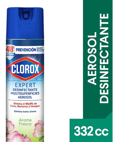 Clorox Expert Desinfectante Multiuso Aroma Fresco 332 Cc