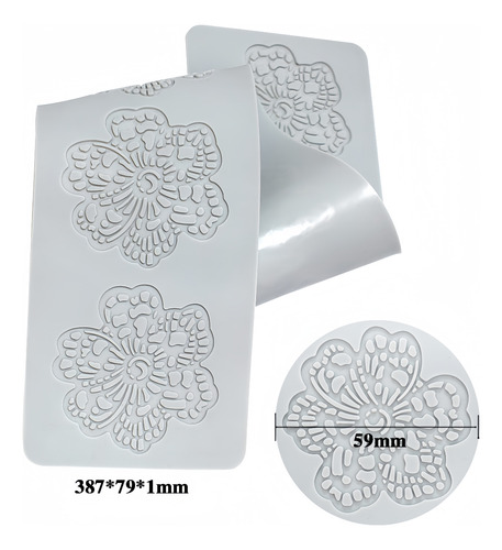 6pcs Cake And Dessert Decoration Silicone Molds