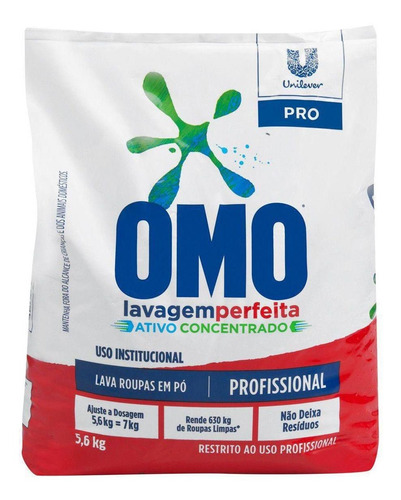 Omo Em Pó Lavagem Perfeita 5,6kg