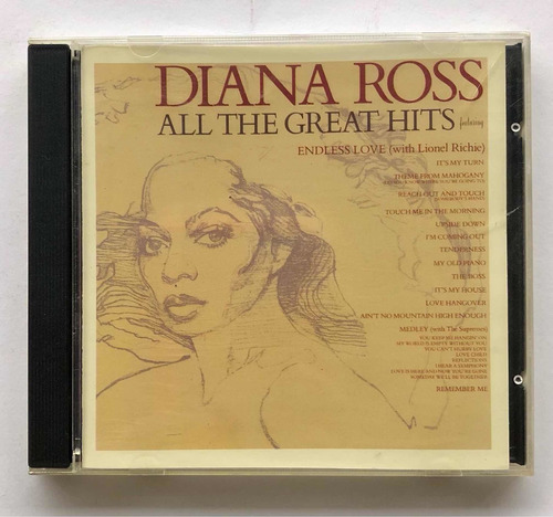 Diana Ross - All The Great Hits (cd) Made In Usa Impecable