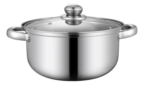 Olla De Sopa Antiadherente De Acero Inoxidable