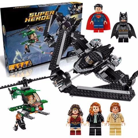Súper Héroes Batman,superman Bloques 7118 Armables Tipo Lego