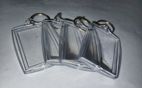 Imagen 2 de 4 de Llaveros Acrílicos Para Fotos Rectangulares (4,5x3 Cm)