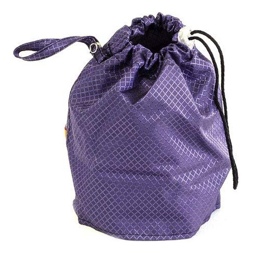 Bolsa Goknit Lazo Cordon Color Morado Amatista