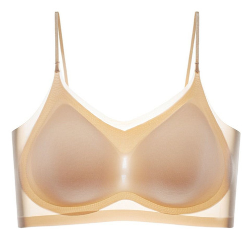 Sostenes Sin Costuras Ice Silk Air Bra Para Dormir Lencer