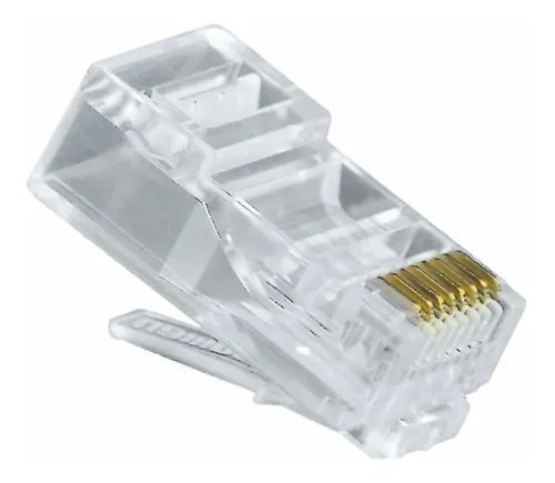 Conector Red Plug Terminal Rj45 Cat 5e Bolsa X 1000 Unidades